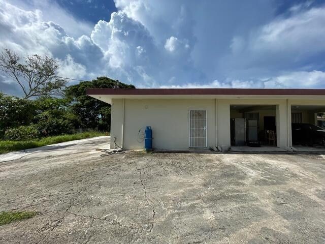 front of unit