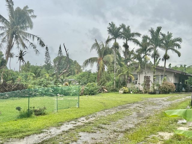 Front yard and exterior of the building