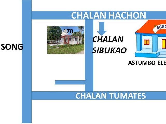 VICINITY MAP - CHALAN SIBUKAO
