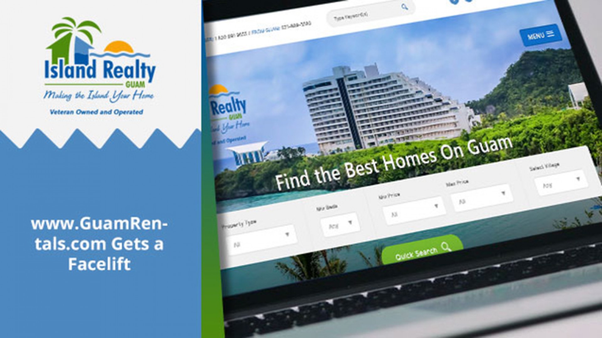 www.GuamRentals.com Gets a Facelift